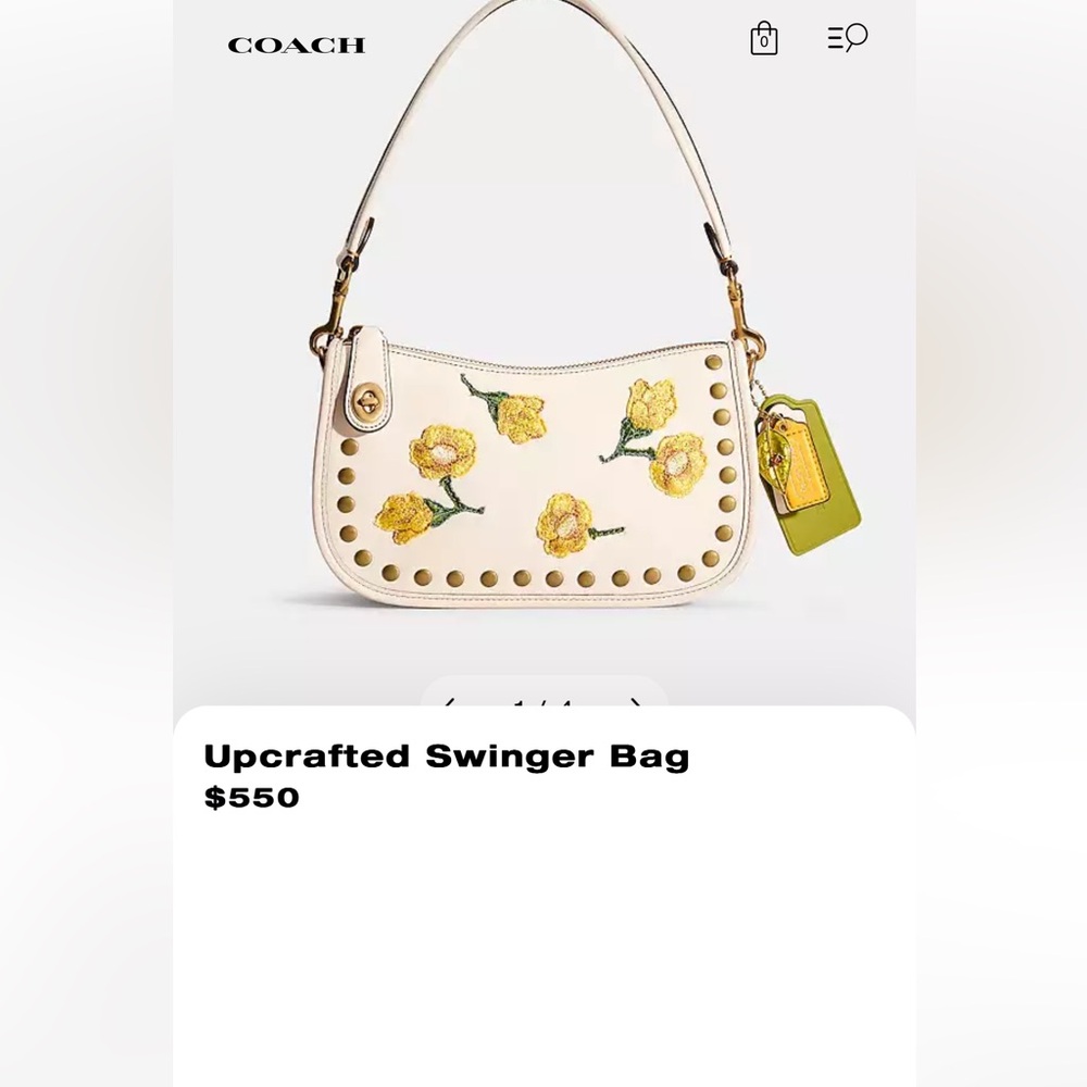 ISO this Upcrafted Coach Swinger Bag
